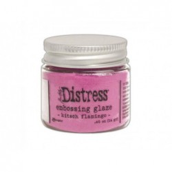 Distress embossing glaze...